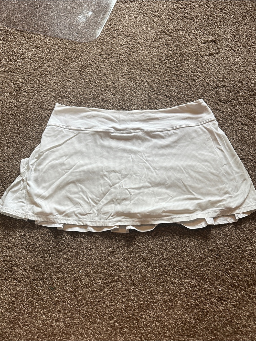 Lululemon White Women's Active Skort, Size 10